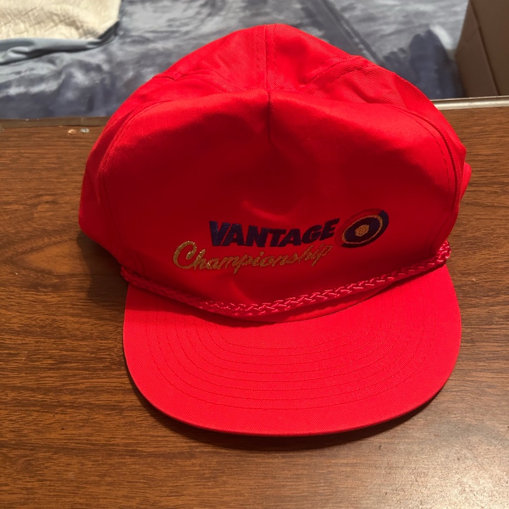 Vintage Vantage Championship Senior PGA Tour Golf Rope Trucker Strap Back Hat